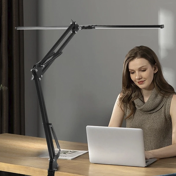Lampe De Bureau Led À Double Tête – Image 2